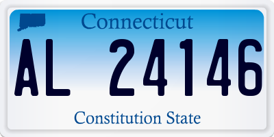 CT license plate AL24146