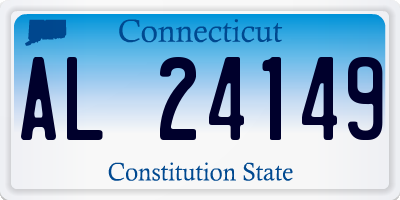 CT license plate AL24149