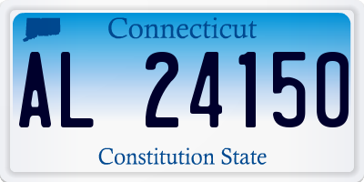 CT license plate AL24150