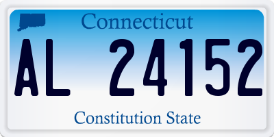 CT license plate AL24152