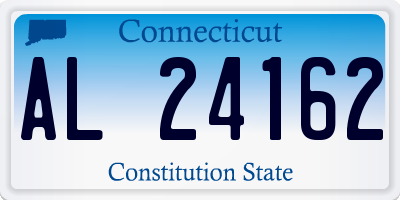 CT license plate AL24162