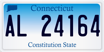 CT license plate AL24164
