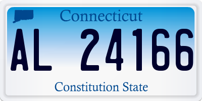 CT license plate AL24166