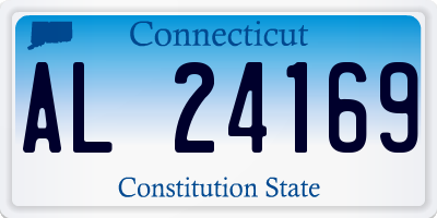 CT license plate AL24169
