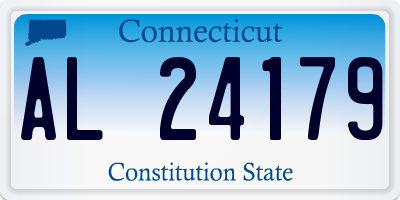 CT license plate AL24179