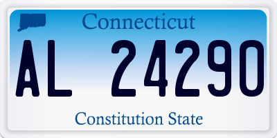 CT license plate AL24290
