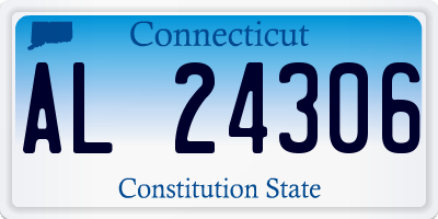 CT license plate AL24306