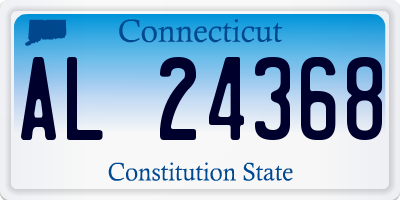 CT license plate AL24368