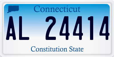 CT license plate AL24414