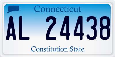 CT license plate AL24438