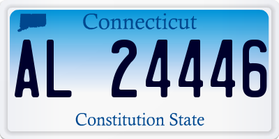 CT license plate AL24446