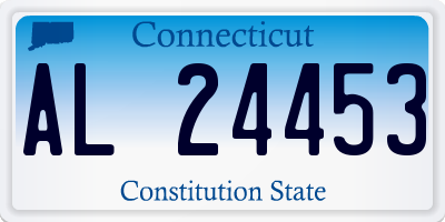 CT license plate AL24453
