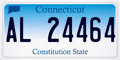 CT license plate AL24464