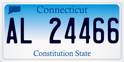 CT license plate AL24466
