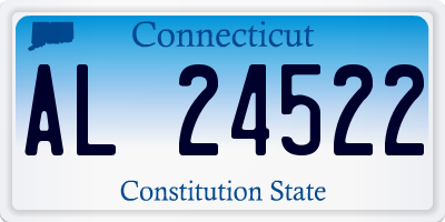 CT license plate AL24522