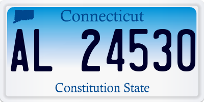 CT license plate AL24530