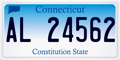CT license plate AL24562