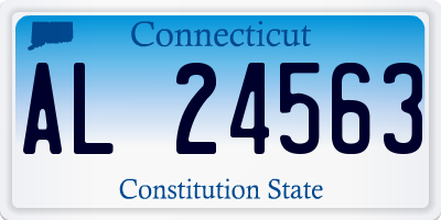 CT license plate AL24563