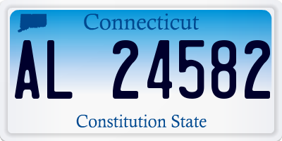 CT license plate AL24582