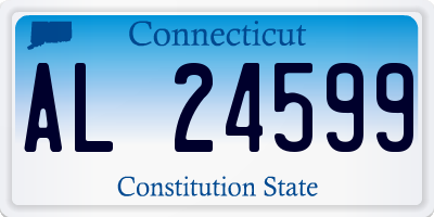 CT license plate AL24599