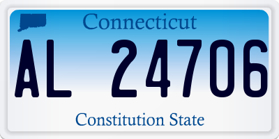 CT license plate AL24706