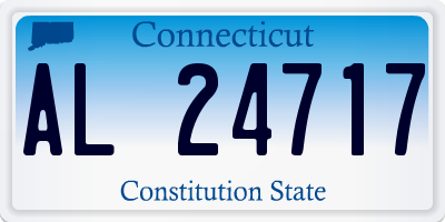 CT license plate AL24717