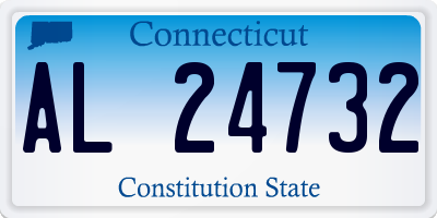 CT license plate AL24732