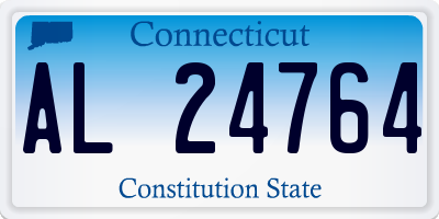 CT license plate AL24764