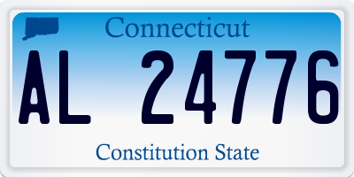 CT license plate AL24776