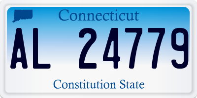 CT license plate AL24779
