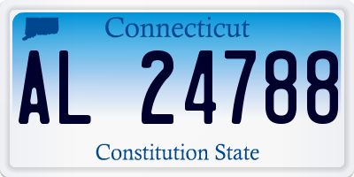 CT license plate AL24788