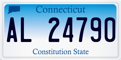 CT license plate AL24790