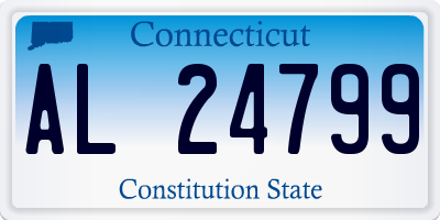 CT license plate AL24799