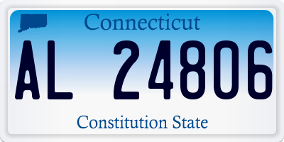 CT license plate AL24806