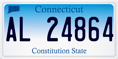 CT license plate AL24864