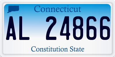 CT license plate AL24866