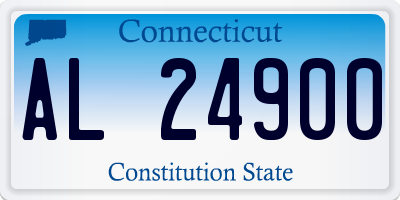 CT license plate AL24900