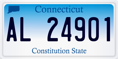 CT license plate AL24901