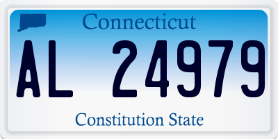CT license plate AL24979