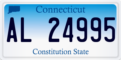 CT license plate AL24995