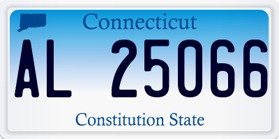 CT license plate AL25066