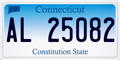 CT license plate AL25082