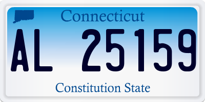 CT license plate AL25159