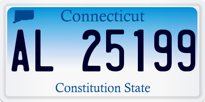 CT license plate AL25199