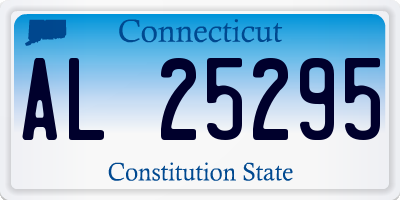 CT license plate AL25295