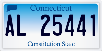 CT license plate AL25441