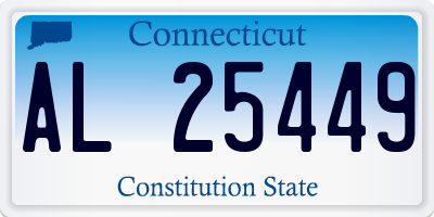 CT license plate AL25449
