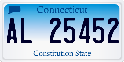 CT license plate AL25452