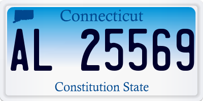 CT license plate AL25569