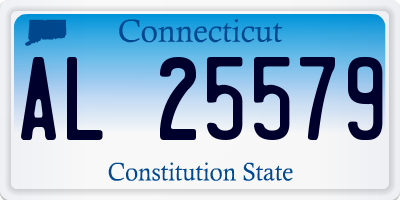 CT license plate AL25579